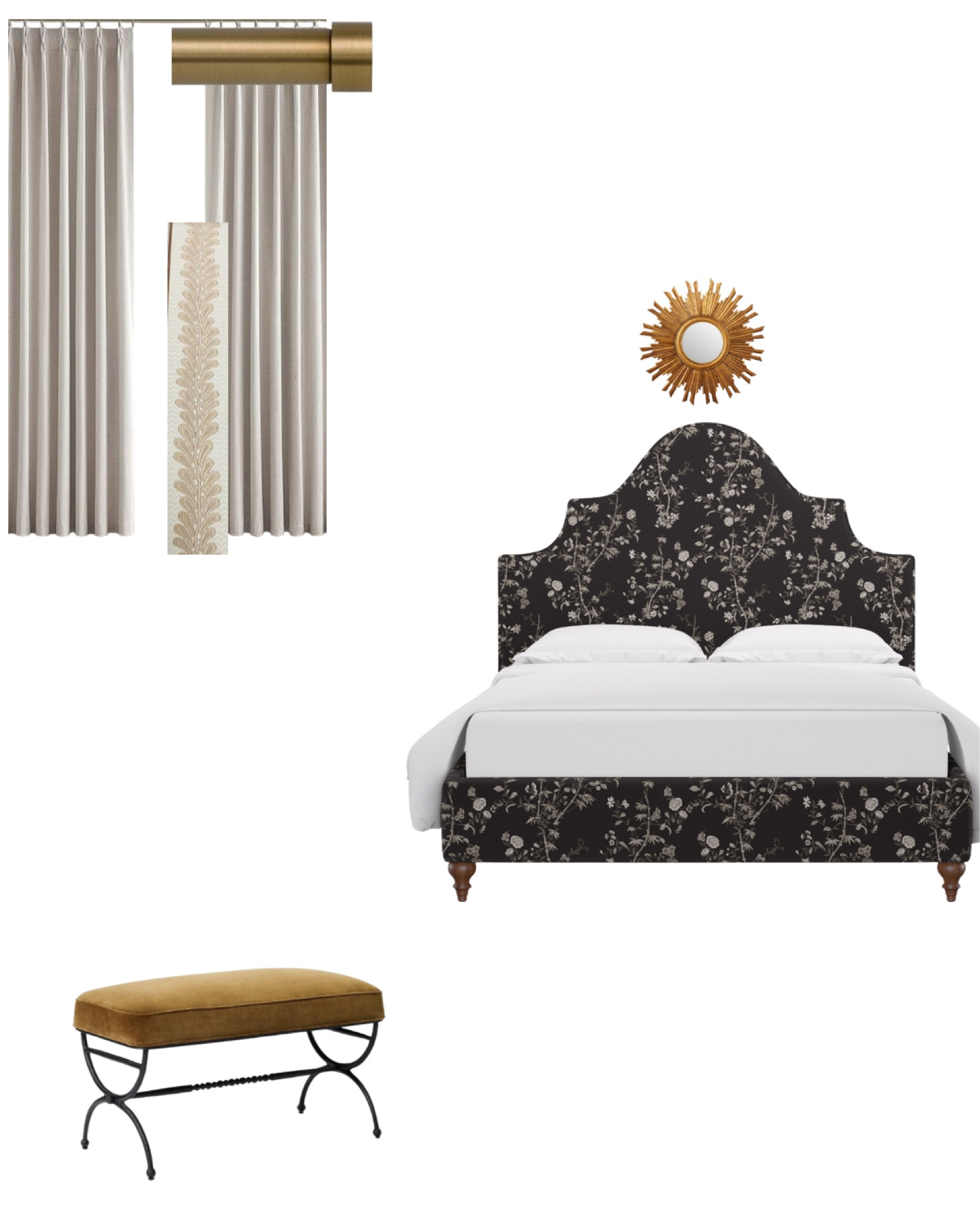 Primary suite refresh for myself - current bed we own and love! 