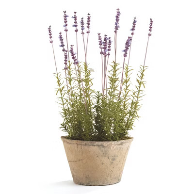 Plum & Post French Lavender Faux (Fake) Potted 21" | Target