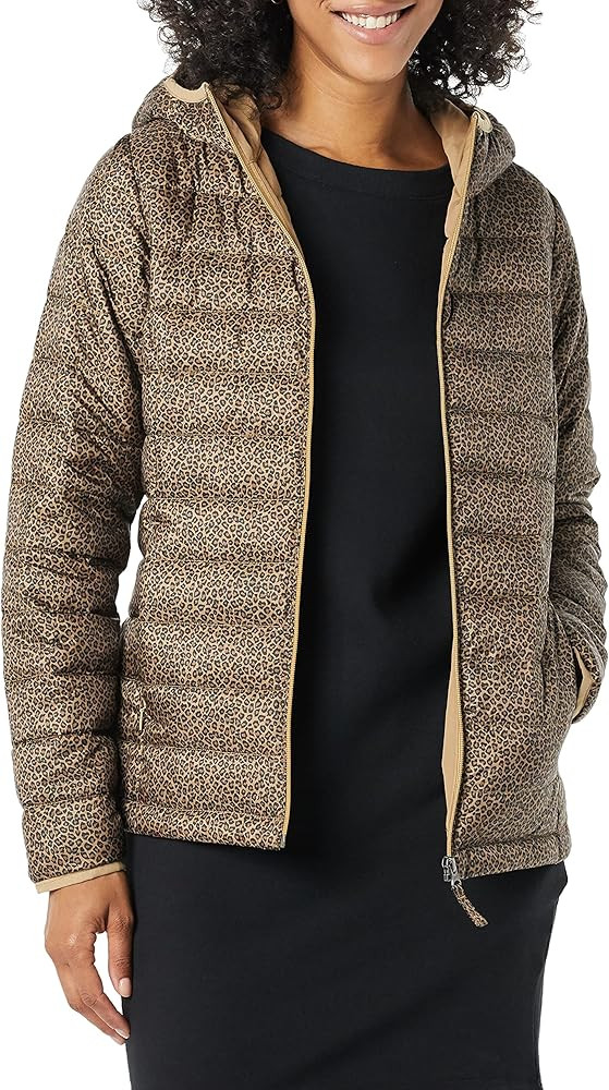 Amazon Essentials Women's Lightweight Long-Sleeve Full-Zip Water-Resistant Packable Hooded Puffer... | Amazon (US)