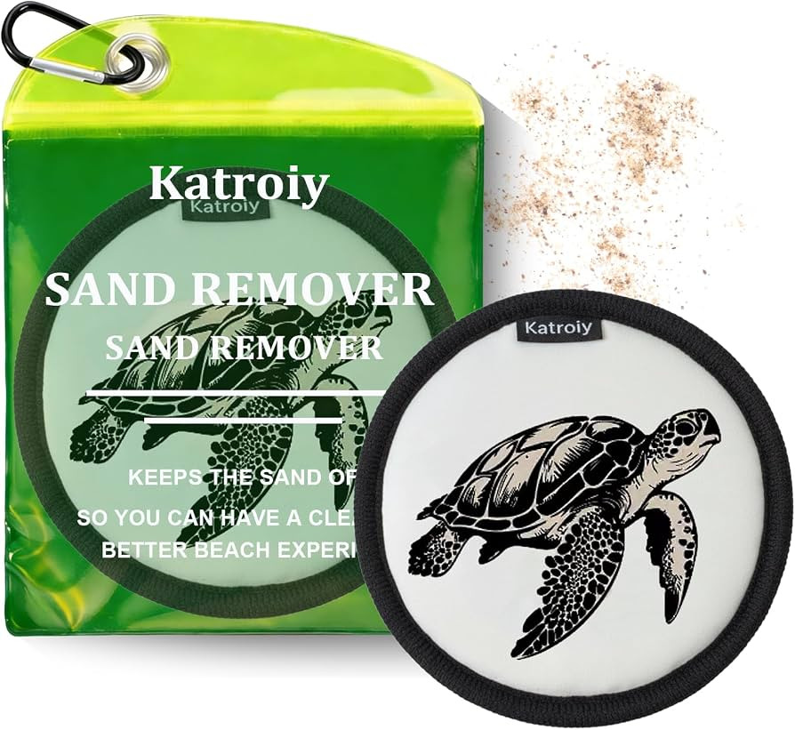 Sand Remover for Beach, Family Sand Eraser Wipe Off Mitts with Elastic Band, Beach Vacation Essen... | Amazon (US)