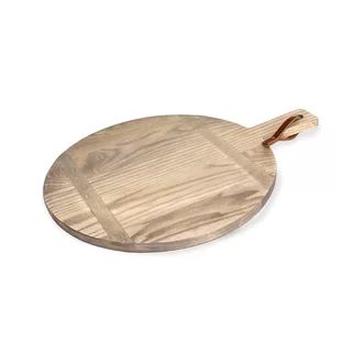 Godinger Silver Art Co Rustic Wood Round Cutting Board with Handle | Wayfair | Wayfair North America