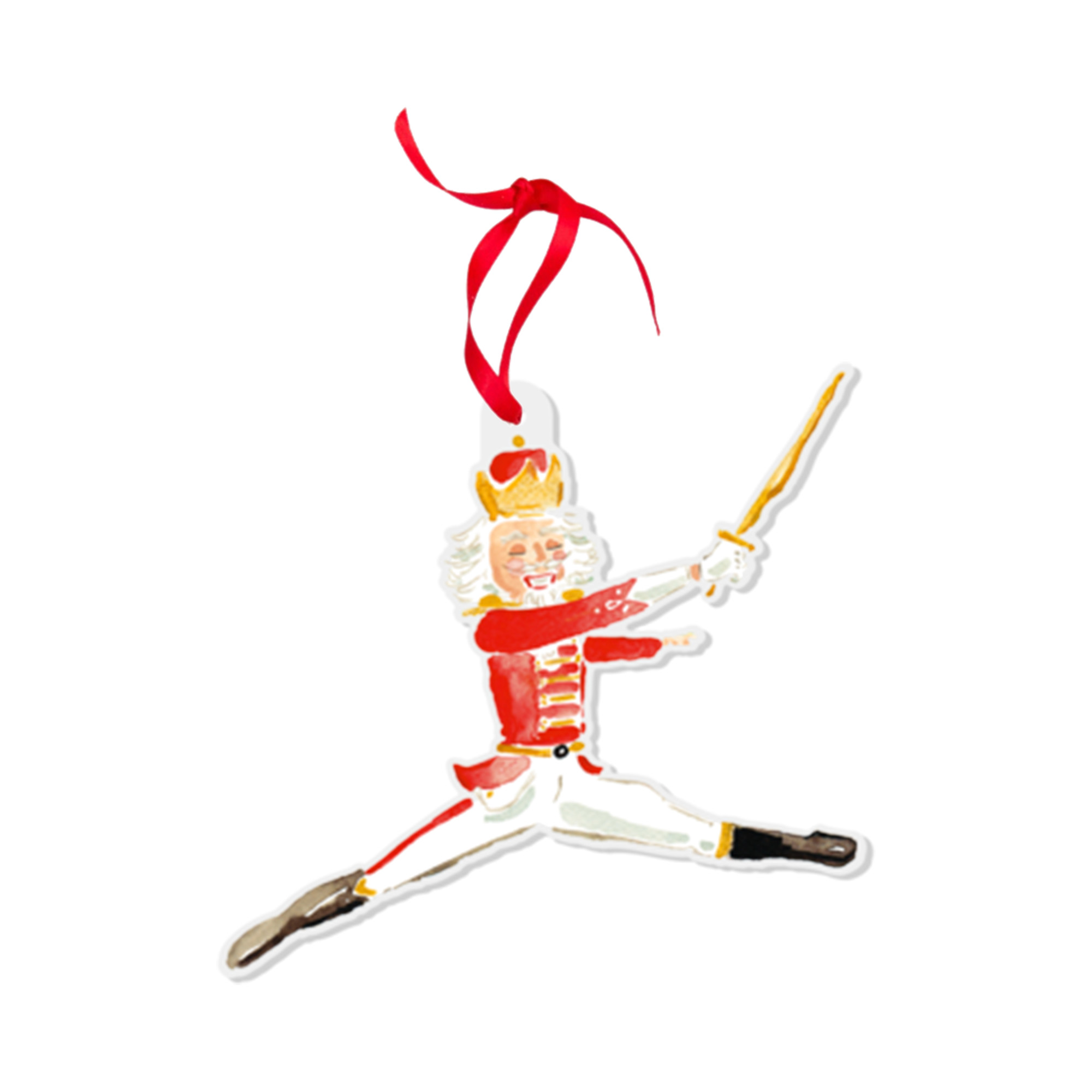 Barely Blemished Classic Nutcracker Watercolor Ornament — Simply Jessica Marie | Simply Jessica Marie