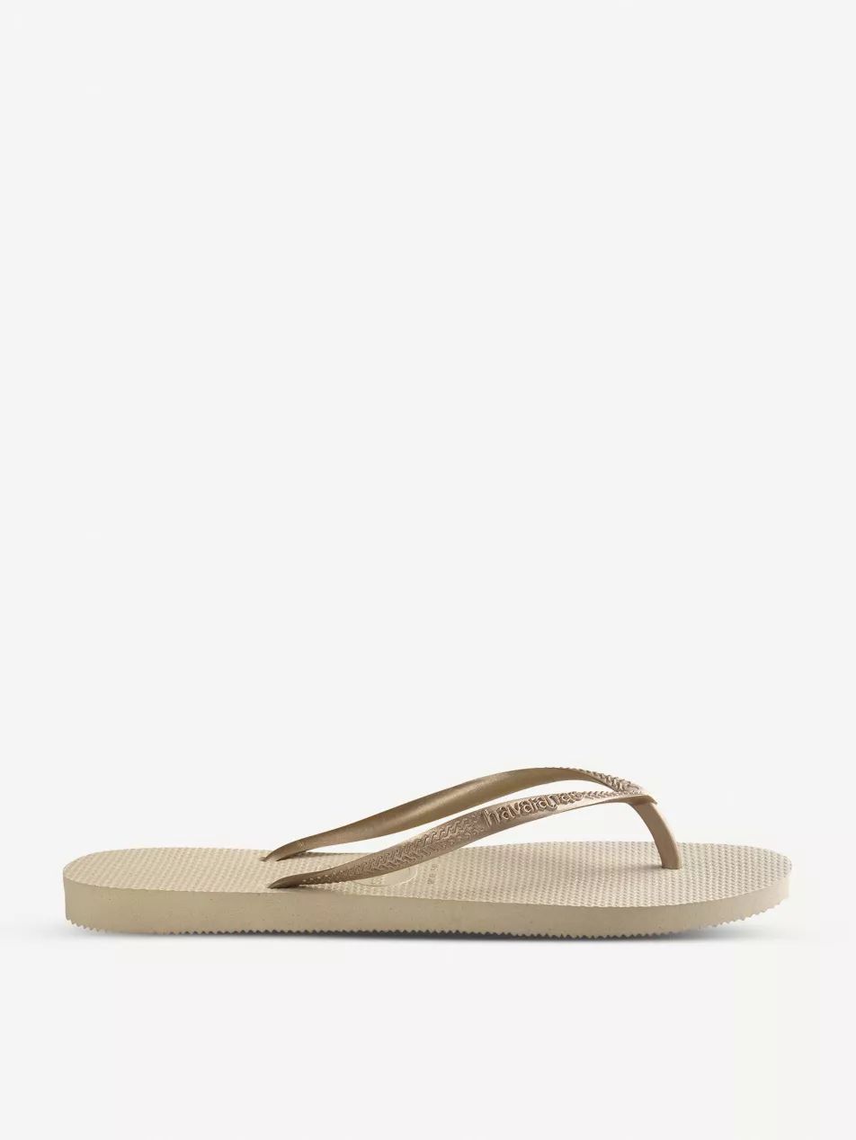 Slim rubber flip-flops | Selfridges