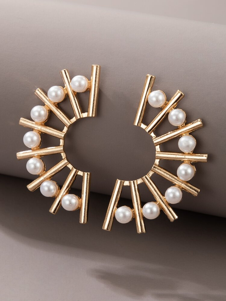 Faux Pearl Decor Earrings | SHEIN