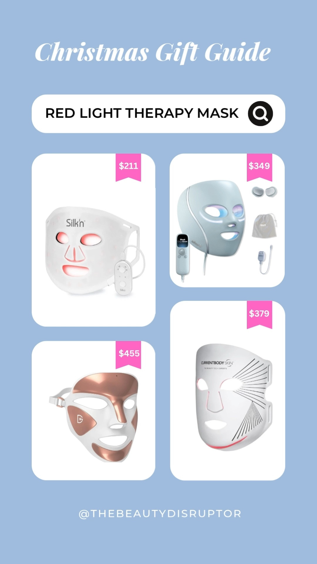 Get glowing results with a red light mask.✨

At-home Red light LED masks are an inexpensive and great way to achieve radiant, youthful-looking skin. 

Get some at-home pampering with one of these top rated red light LED masks that come highly recommended. 

#redlight #RedLightMask #LEDMask #skincare #anti-aging 

#LTKHoliday #LTKselfcare #LTKGiftGuide #LTKBeauty