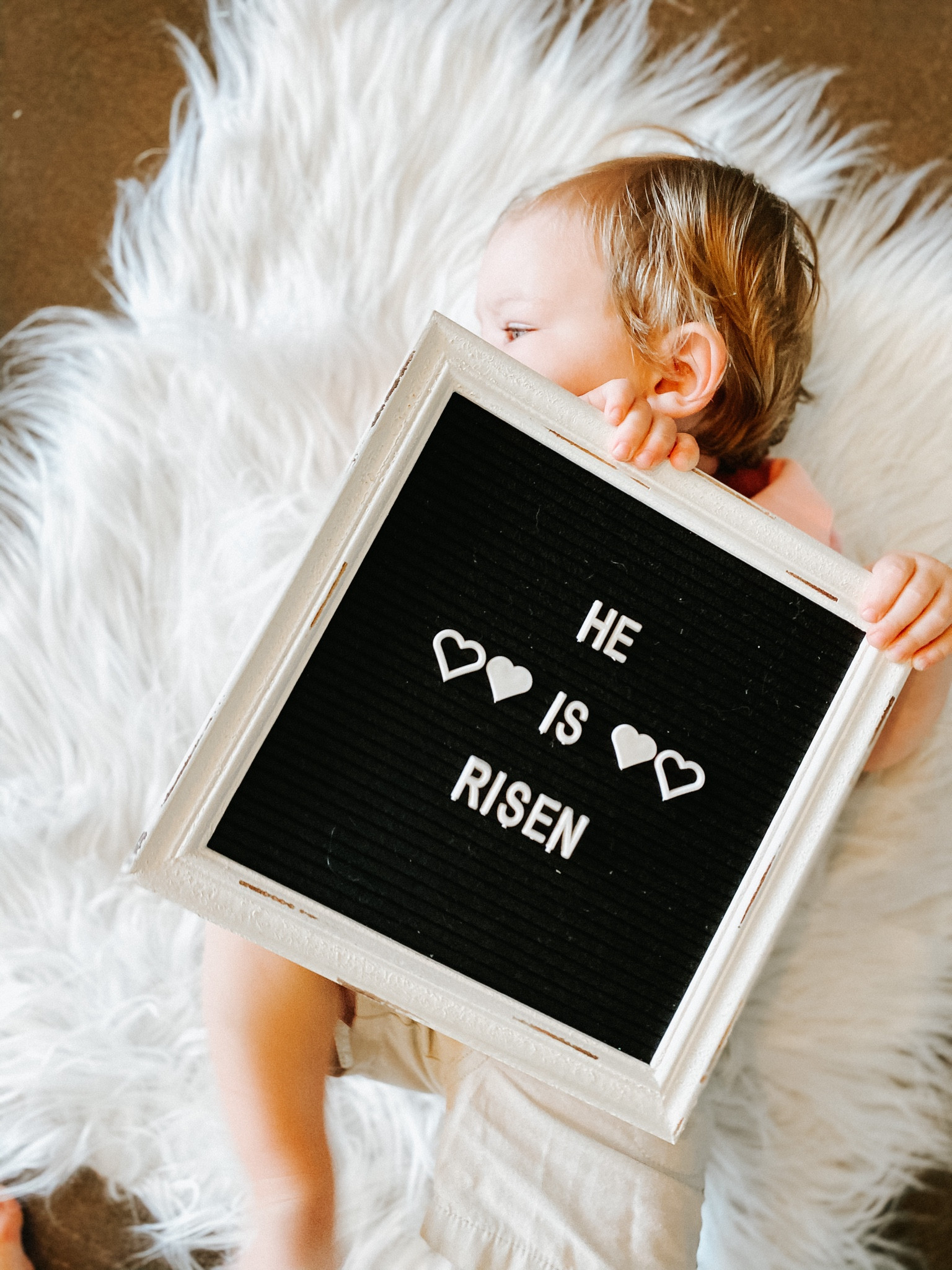 He is risen. Cute sign. Letter board. 

#LTKbaby #LTKSeasonal #LTKkids