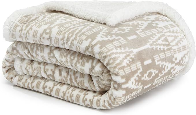 Eddie Bauer Ultra-Plush Collection Throw Blanket-Reversible Sherpa Fleece Cover, Soft & Cozy, Per... | Amazon (US)