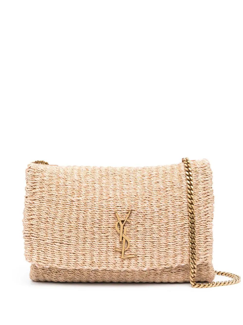 Saint Laurent Kate Raffia Shoulder Bag - Farfetch | Farfetch Global