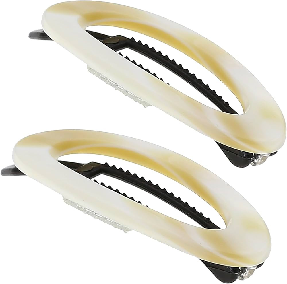 Camila Paris CP1994/2 French Hair Barrette Clip for Women, Handmade, Side Slide-in Metal-Free Clo... | Amazon (US)