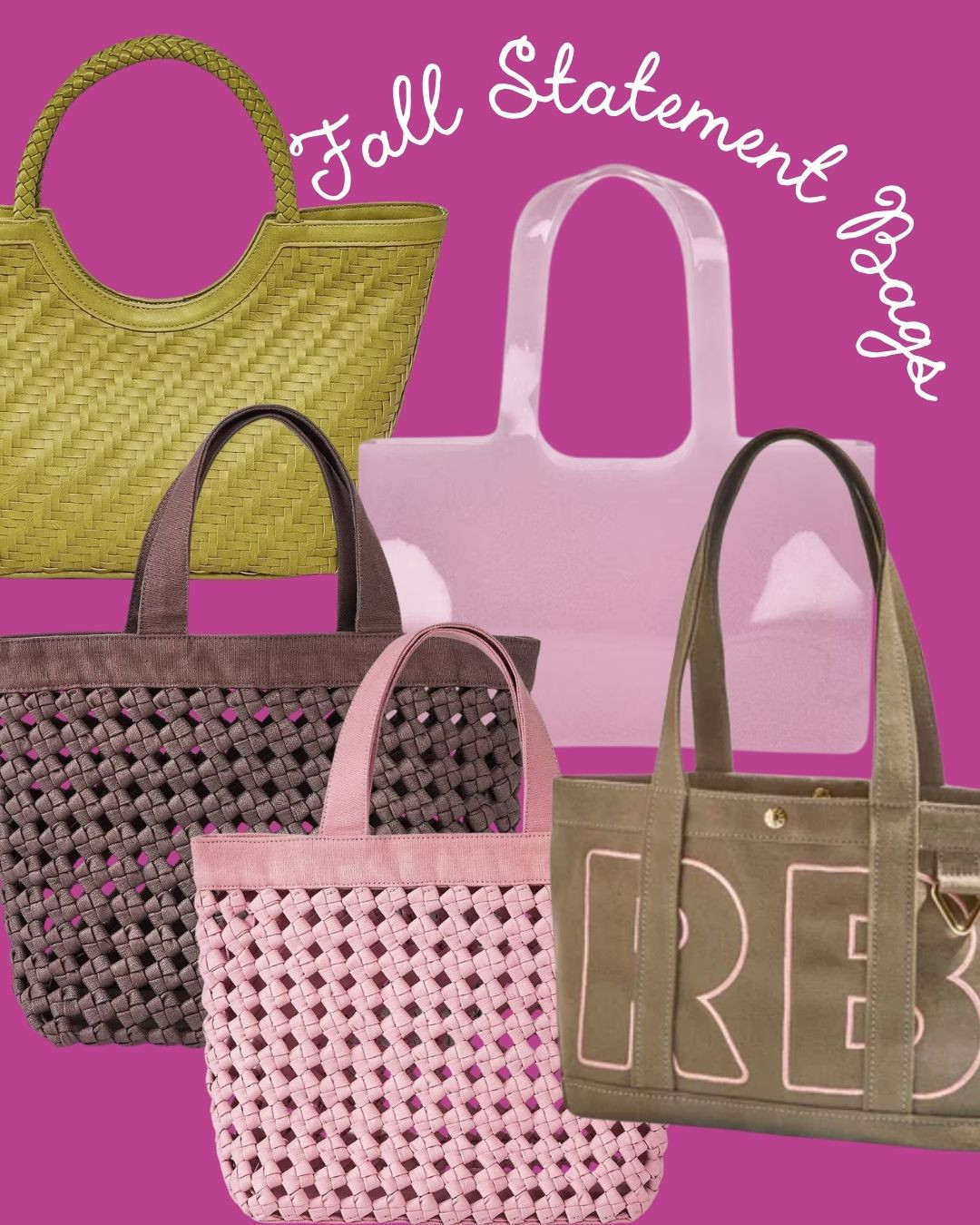 Fall statement bags! The colors in these are too good to pass up ☺️

#LTKgrwm #LTKootd #LTKmomlife