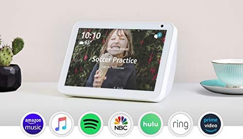 Introducing Echo Show 8 - HD 8" smart display with Alexa - Sandstone | Amazon (US)