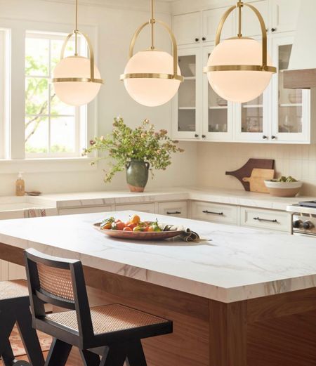 The chic pendants and elegant hardware will elevate your kitchen with high style magically . 

#LTKhome #LTKSeasonal #LTKFind