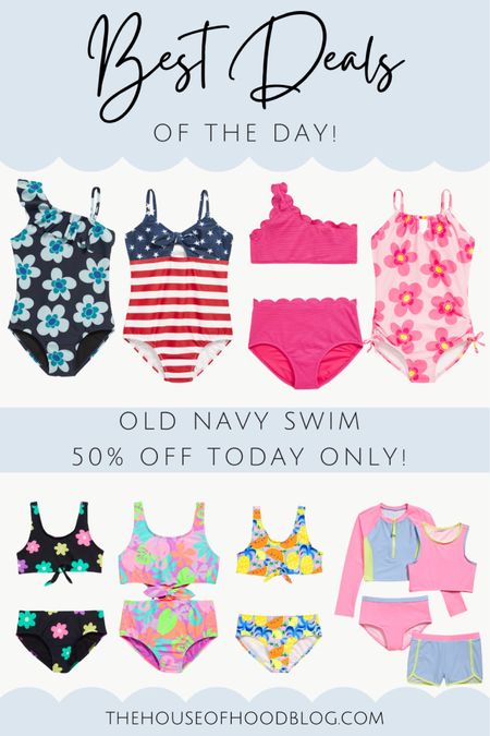 Old Navy swim for the family is 50% off today only! Linking I’ve favorite girls suits here! 

#LTKSwim #LTKKids #LTKSeasonal