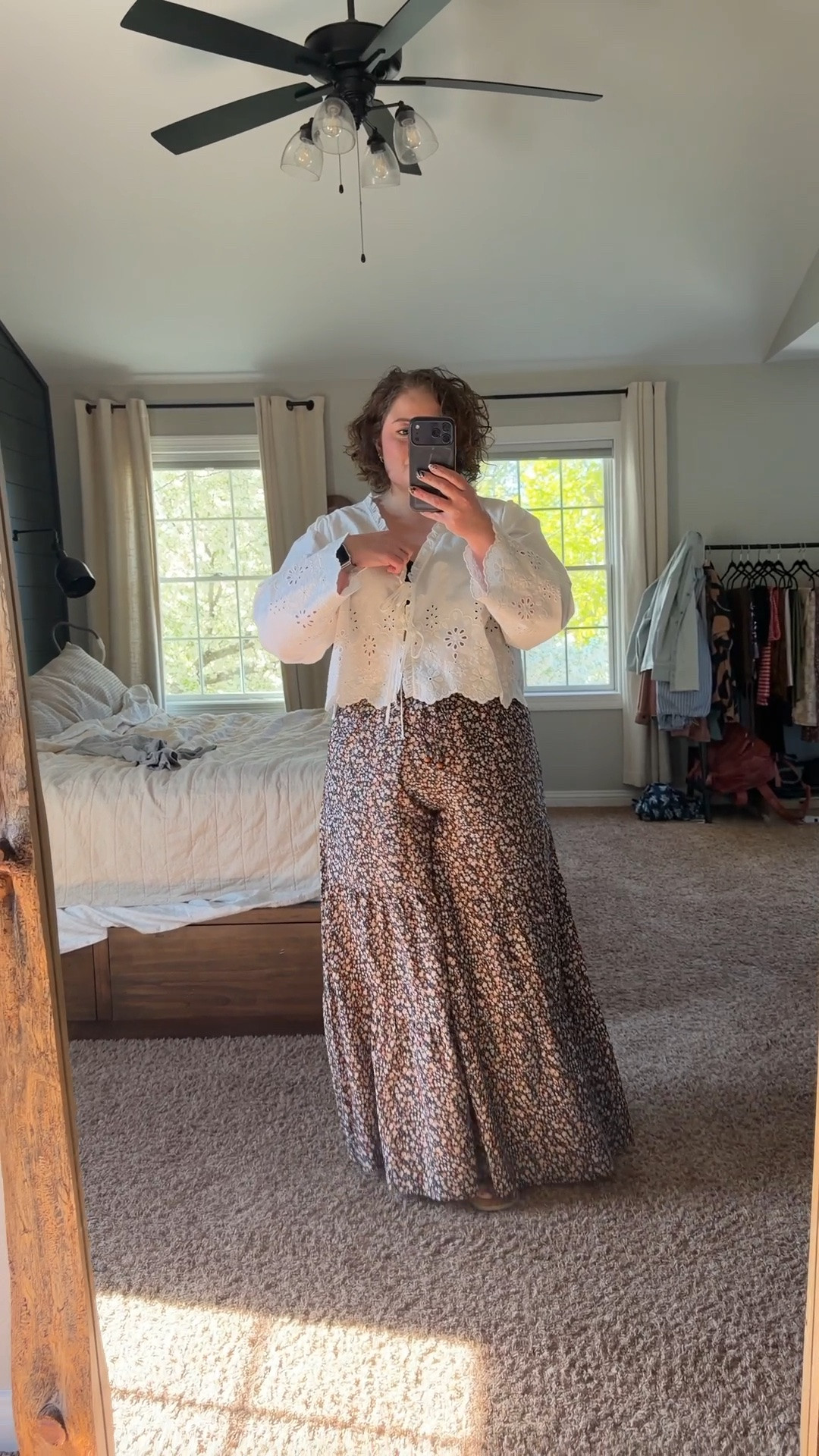 So sorry the top is only available in XXL! 
Pants: 18/20 

Bust 43  //  waist 42 //  hips 52  //  5’6”

#LTKPlusSize #LTKMidsize #LTKootd