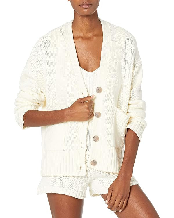 The Drop Women's Brigitte Chunky Button-Front Pocket Ribbed Cardigan | Amazon (US)