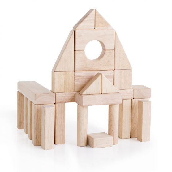 Guidecraft Wooden Unit Blocks Set B | The Tot