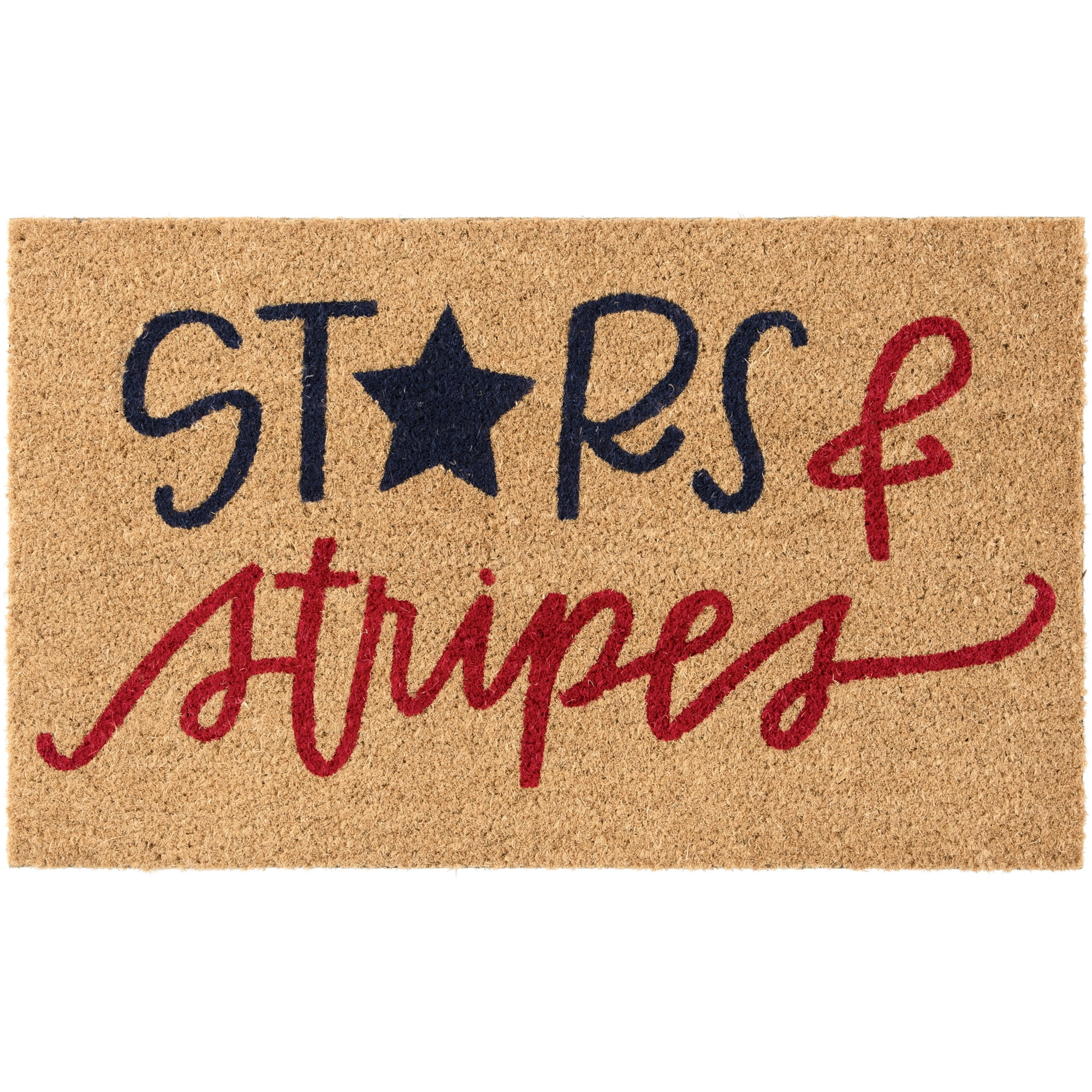 Mainstays 18X30 Stars & Stripes Outdoor Coir Mat | Walmart (US)