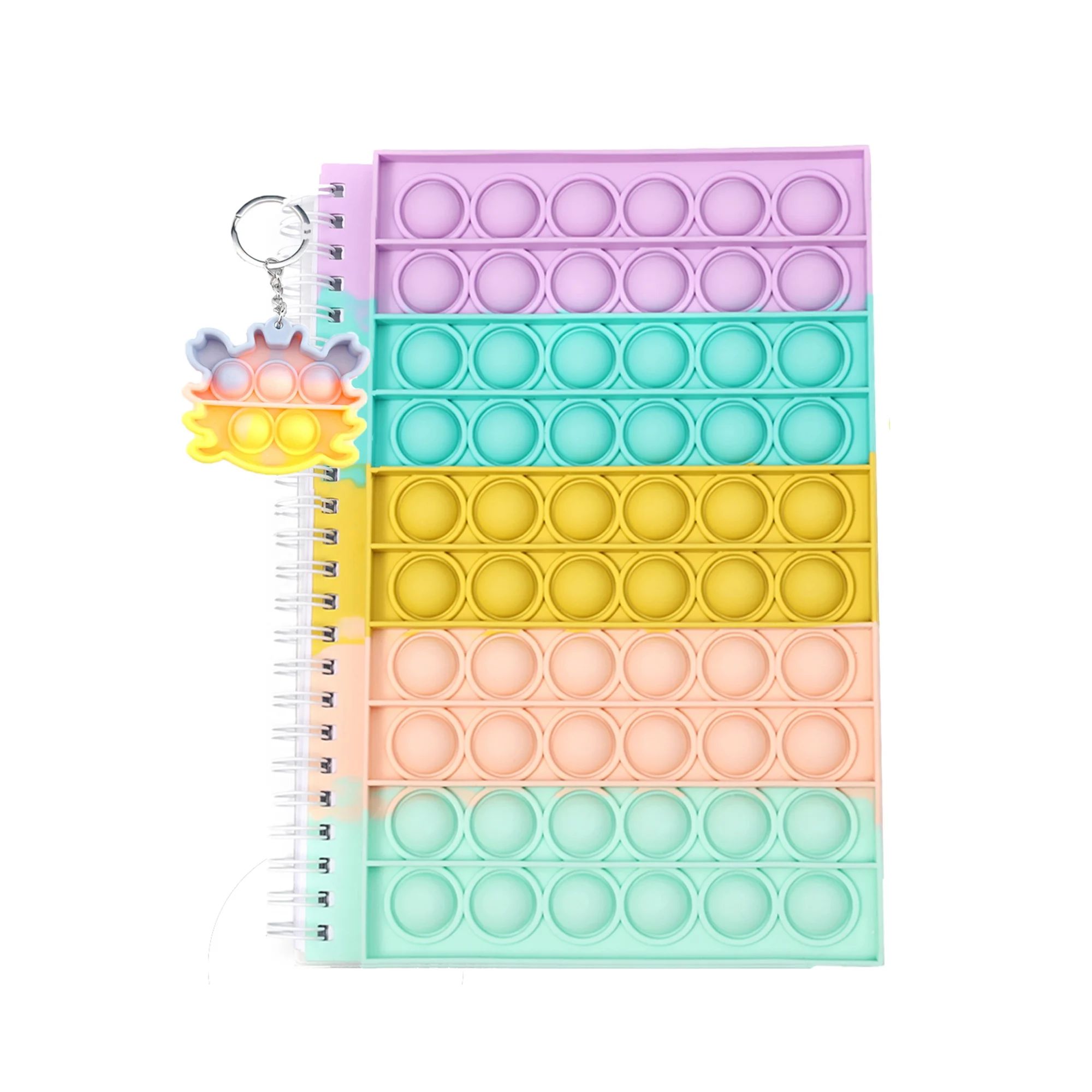 Sunisery Pop Bubble Notebook Fidget Sensory Toy Set, Simple Popper Pencil Cap, Poppet Pen Caps Fi... | Walmart (US)