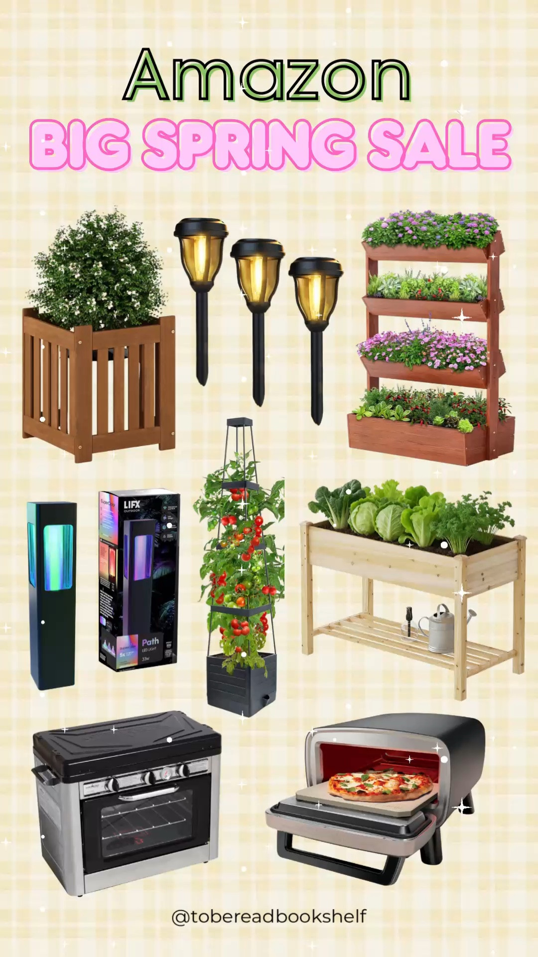 Save big on Patio, Lawn, & Garden finds at Amazon with Amazon’s Big Spring Sale! 

Check out my previous posts and products collections for more sale from Amazon, Target, Abercrombie, & more!

Keywords: raised garden, garden beds, planter, outdoor planter, outdoor lighting, solar, lighting, trellis, side table, pizza oven, outdoor oven

#LTKSeasonal #LTKSaleAlert #LTKHome