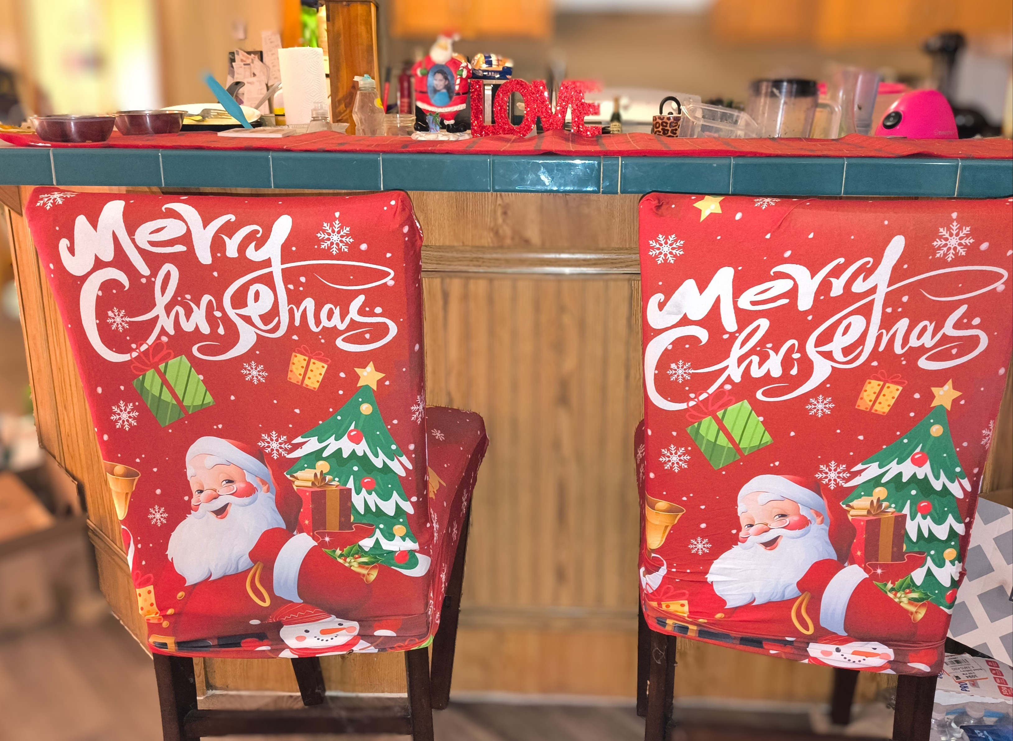 Is it too early for these? Holiday Christmas Bar Chair Covers. #amazon #sale #salealert #christmas #christmasseason #holidayseason #affordablehomegoods #affordablehomedecor 

#LTKSaleAlert #LTKSeasonal #LTKHome