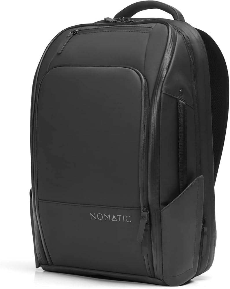 NOMATIC Travel Pack - 14L Water Resistant Laptop Bag - TSA-Ready Expandable Black Backpack | Amazon (US)