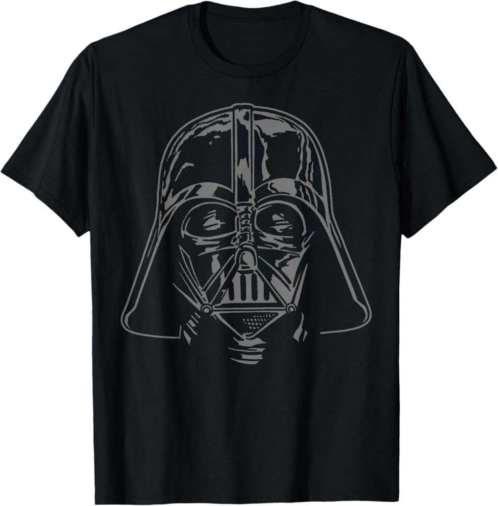 Star Wars Darth Vader Helmet Graphic T-Shirt | Amazon (US)