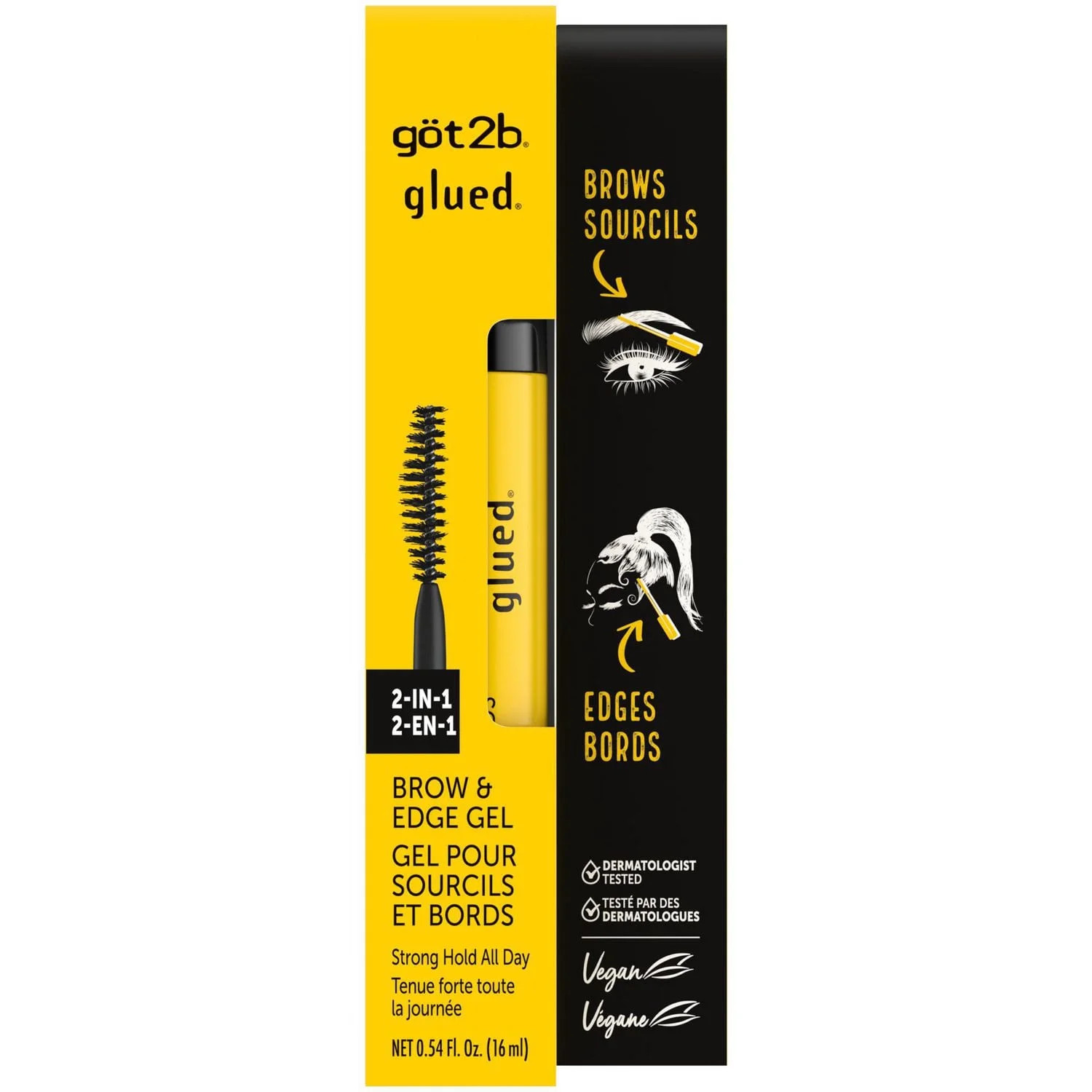 Got2b Glued Brows & Edges Gel, 16ml, Got2b Glued Brows & Edges Gel 16ml | Walmart (CA)