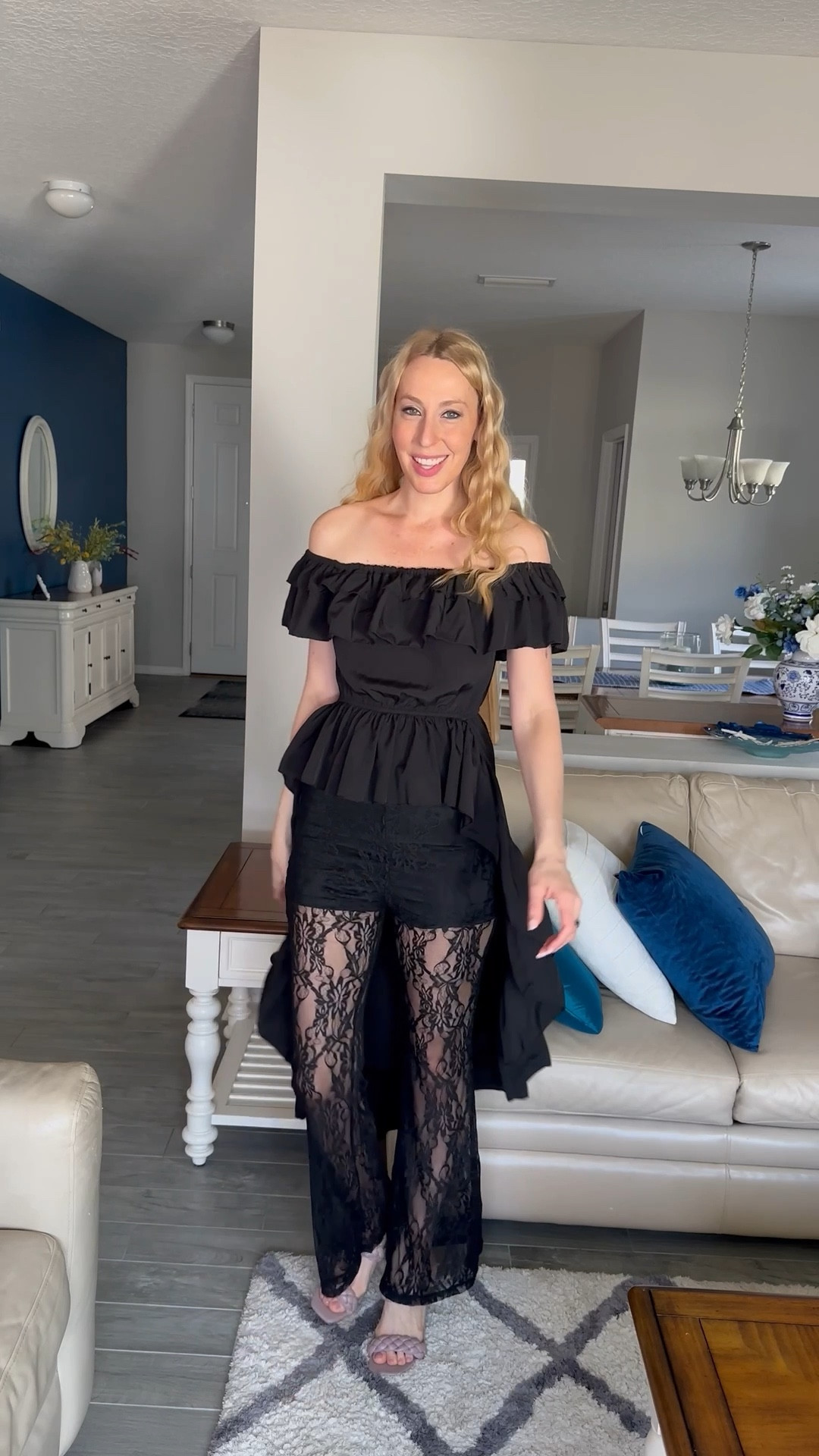 Lace black pants for the classy fits
🖤 this outfit is perfect if you have to get dressed up but don’t want to wear a dress 
🖤 the pants are stretchy and comes with the shorts attached 
🖤fits true to size, wearing size small and I am 5’10”
🖤 SHEIN fashion find under $50

#LTKTall #LTKWorkwear