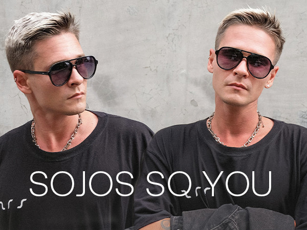 SOJOS Classic Polarized Aviator Sunglasses for Women Men, Retro Trendy Aviators Shades SJ2201 | Amazon (US)