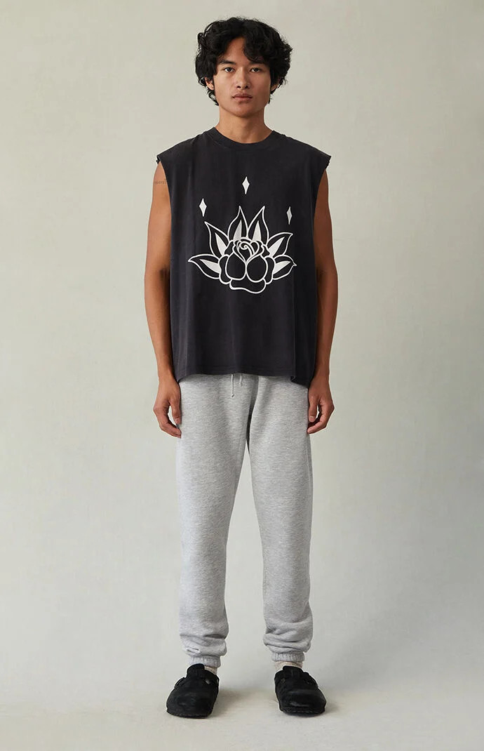 Men's Gray Sweatpants in Heather Grey - Size XS | PacSun