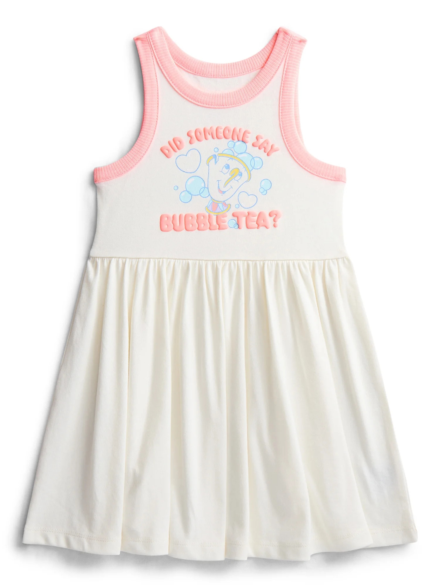 Disney Toddler Girls Beauty and the Beast Chip Graphic Tank Dress, Sizes 12M-5T - Walmart.com | Walmart (US)