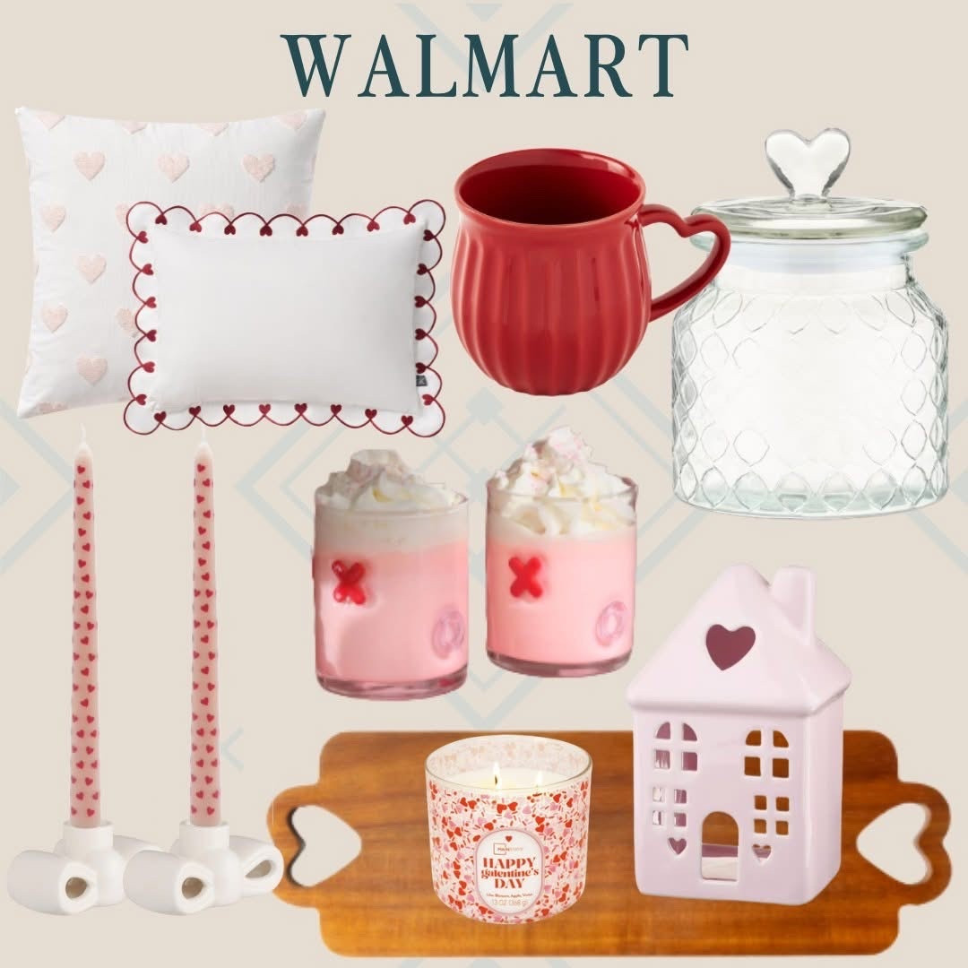 The cutest Valentine's Day finds at Walmart! 

 #LTKSeasonal #LTKHome