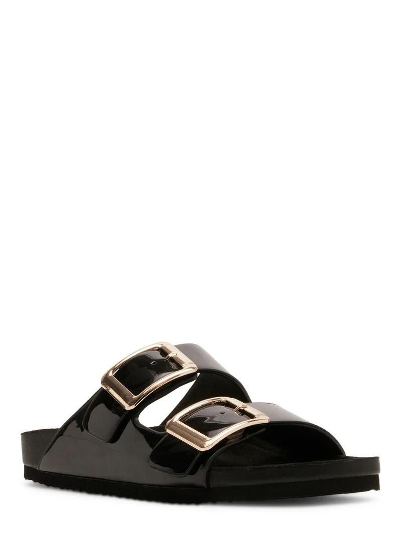 Madden Girl Women's Bodie Two Strap Footbed Sandals - Walmart.com | Walmart (US)