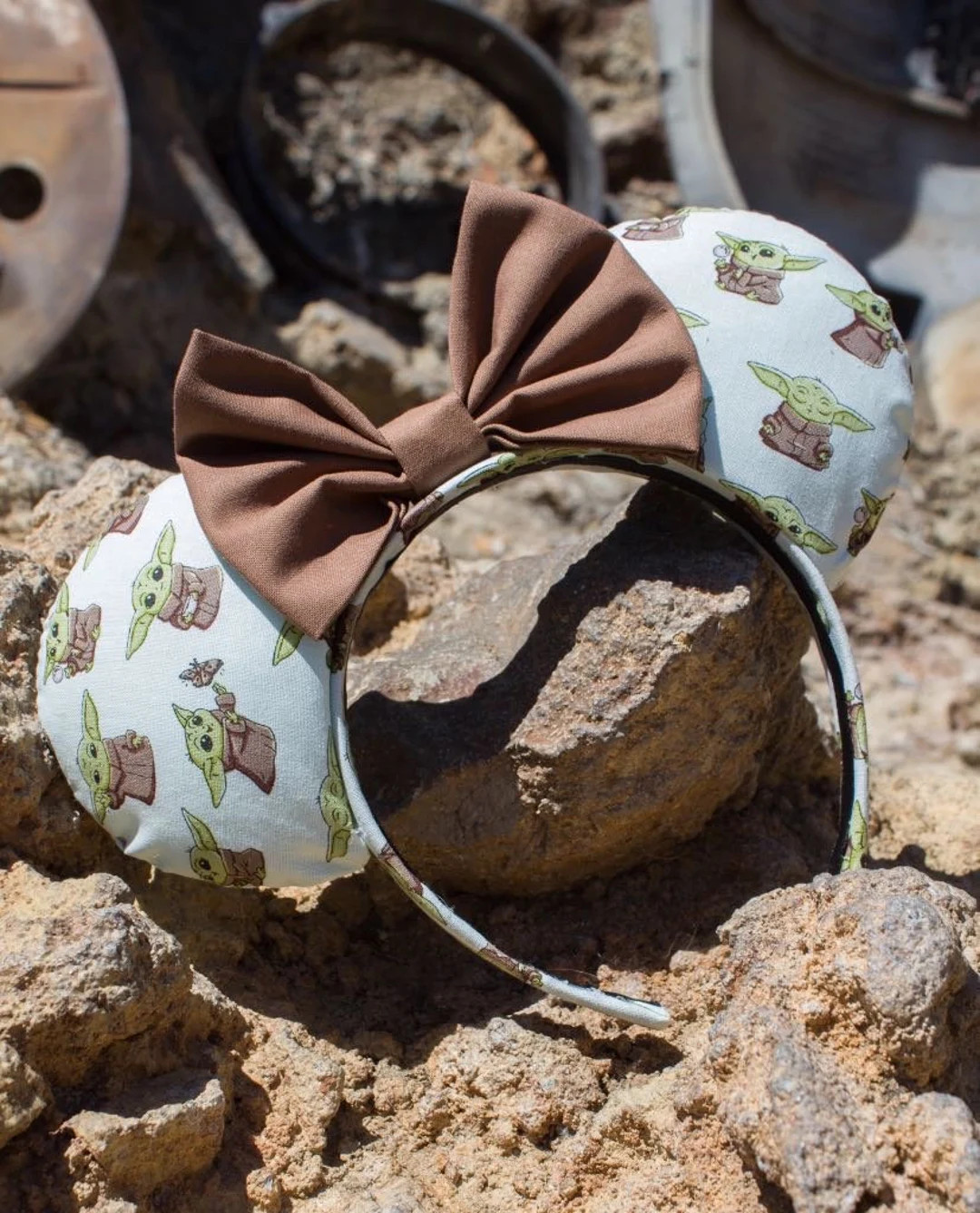 Happy Grogu the Mandalorian Minnie Mouse Ears - Etsy | Etsy (US)