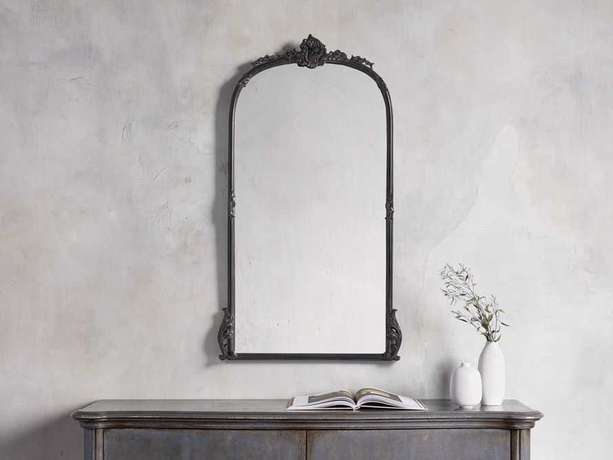 Amelie Wall Mirror in Black | Arhaus