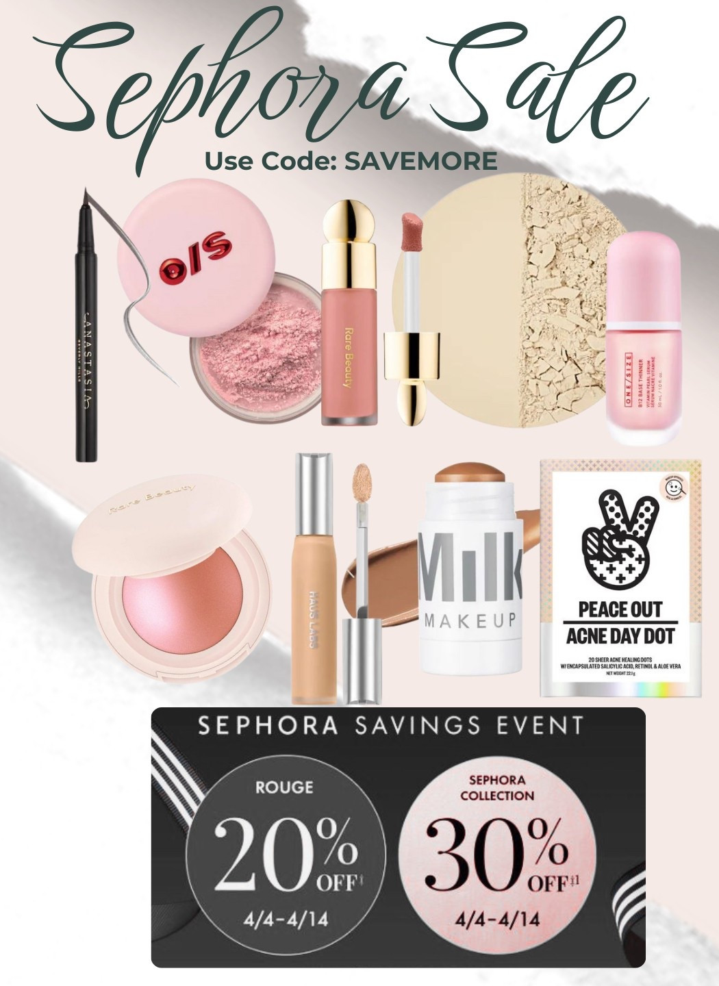 Sephora Sale!! Use code SAVEMORE for 20% off  

#LTKStyleTip #LTKBeauty #LTKFindsUnder50