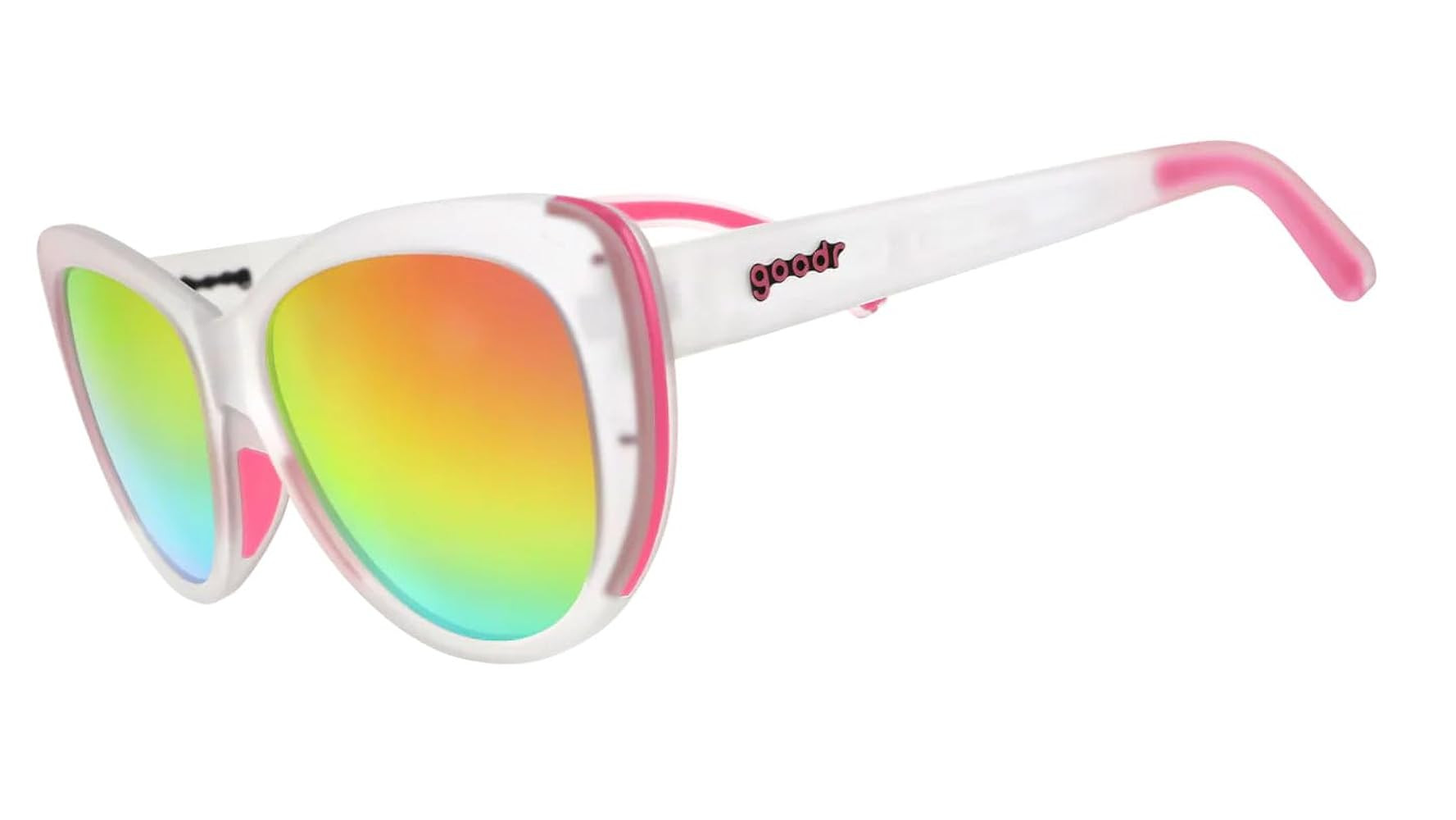 goodr Rainbow Runway Ready Polarized Sunglasses, Medium Sized (Glam G) | Amazon (US)