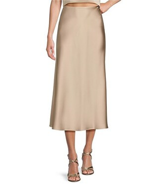 Antonio Melani Blakely Coordinating A-Line Satin Skirt | Dillard's | Dillard's