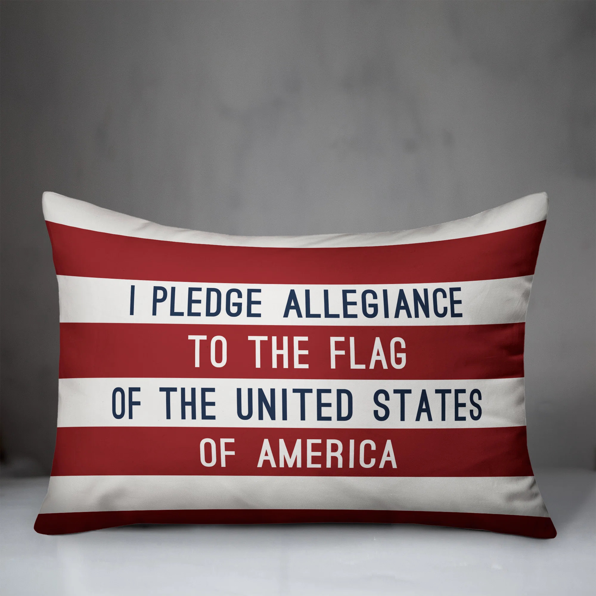 Designs Direct Creative Group  Pledge of Allegiance Lumbar Pillow & Reviews | Wayfair | Wayfair North America