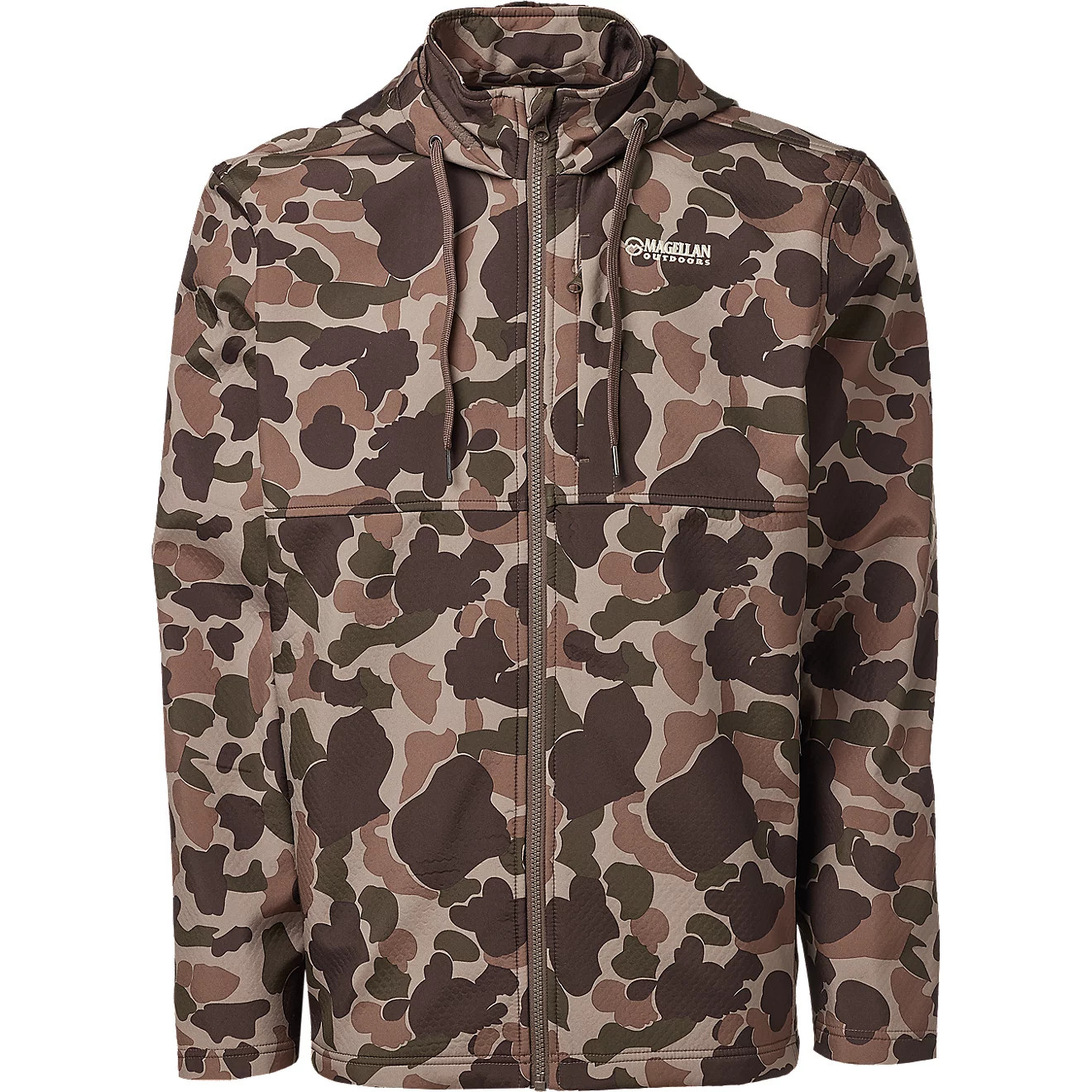 Magellan Outdoors Hunt Gear Men’s Boone Hooded FZ Camo Jacket | Academy | Academy Sports + Outdoors