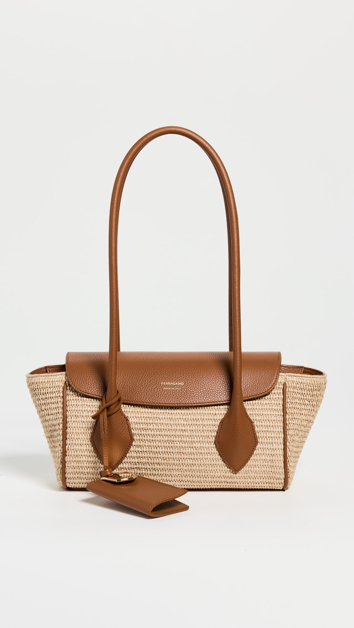 FERRAGAMO Rafia Naturale Shoulder Bag | Shopbop | Shopbop