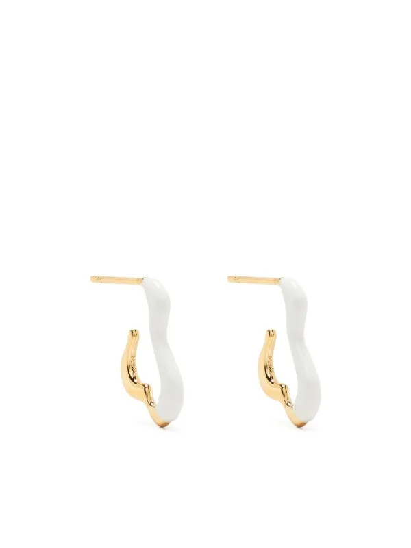 small Squiggle two-tone earrings | Farfetch (CN)