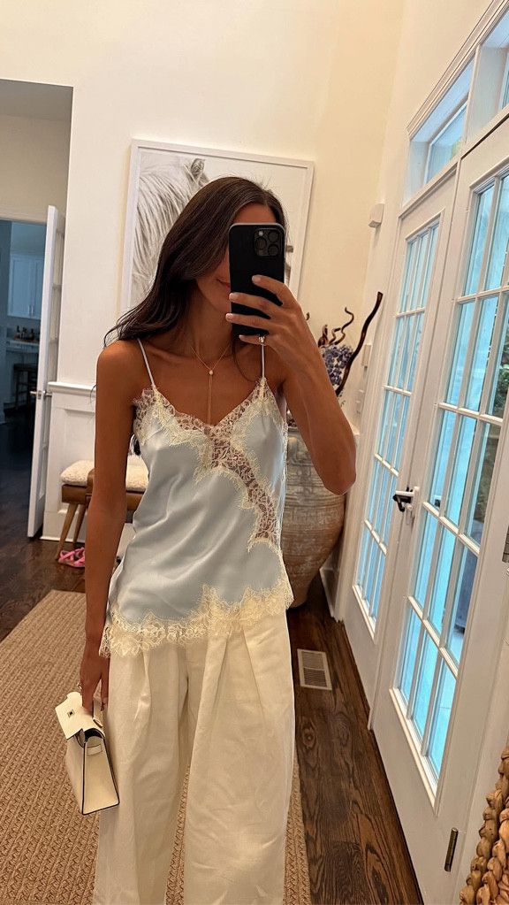 GRWM for a casual Saturday night 🩵