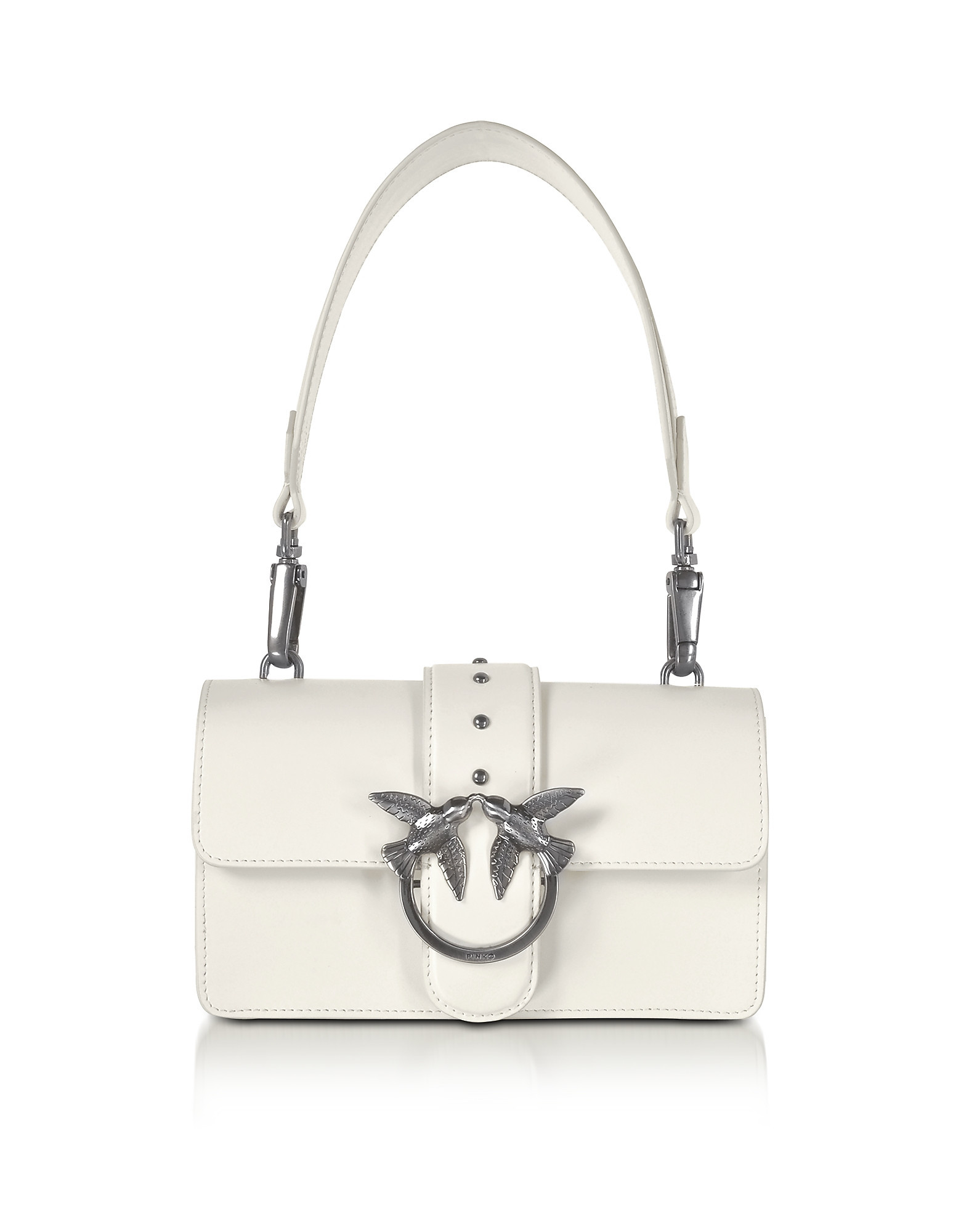 Pinko Mini Love Leather Shoulder Bag | Forzieri EU