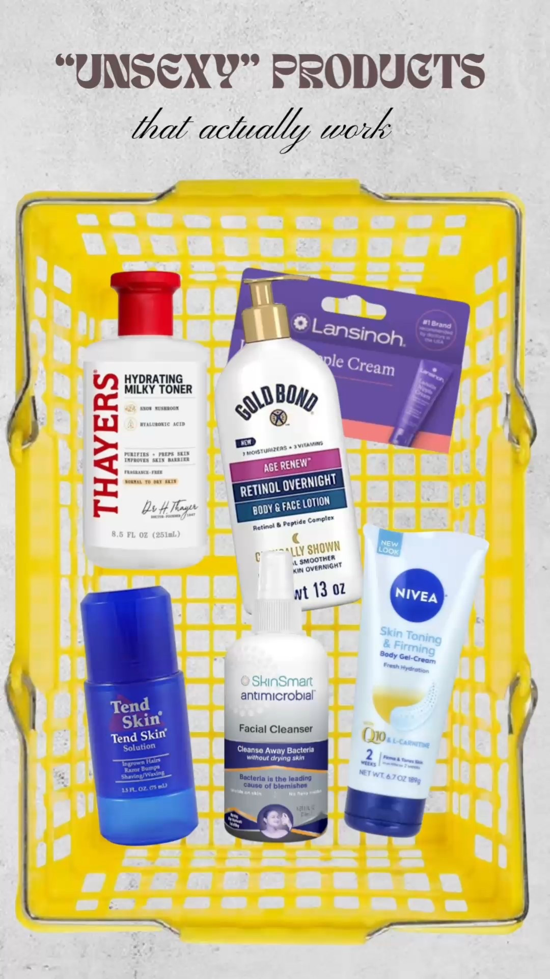 Affordable “unsexy” products that actually work  