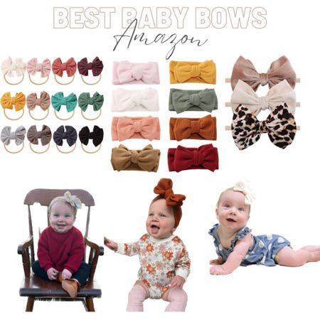 Part 1 of my favorite Amazon baby bow packs 