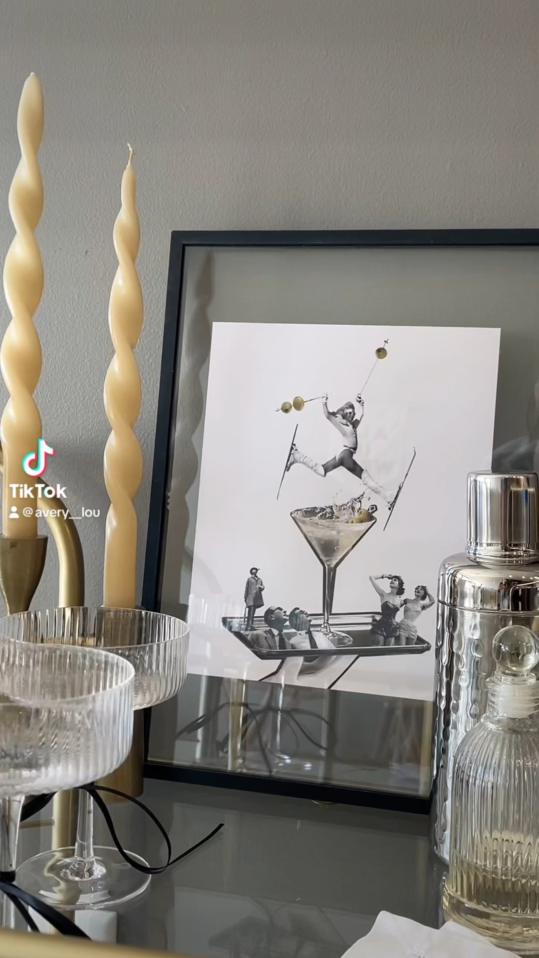 Apres ski bar cart moment 🎿🍸