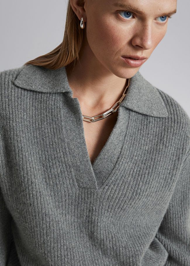 Collared Cashmere Jumper | & Other Stories (EU + UK)