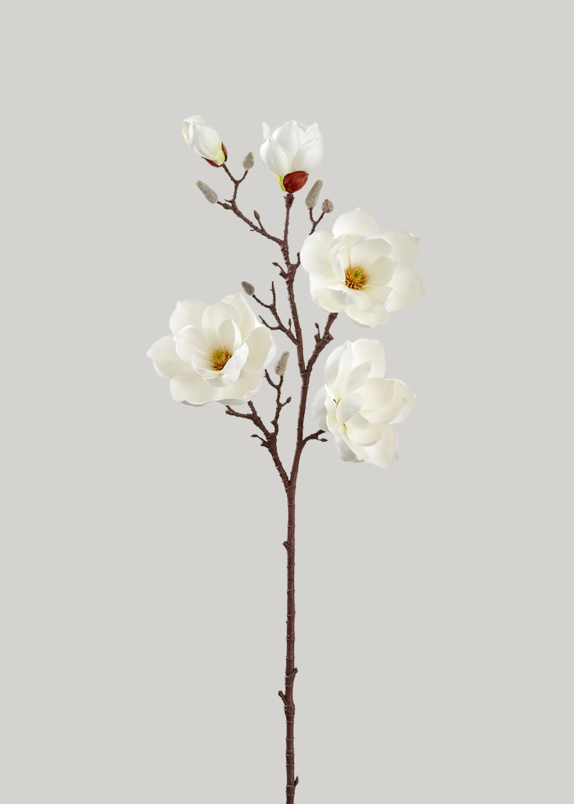 Magnolia Branch in White | Realistic Faux Flowers at Afloral | Afloral