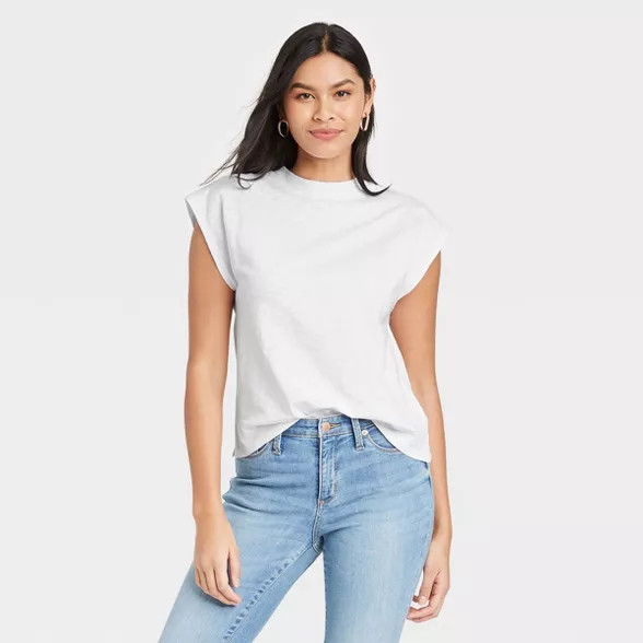 Women's Cap Sleeve Muscle T-Shirt - Universal Thread™ | Target